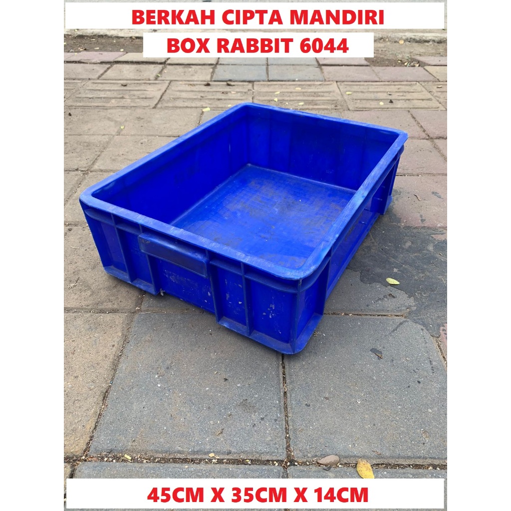 Bak plastik tebal / box wadah kotak penyimpanan/ bak ikan hias 6044