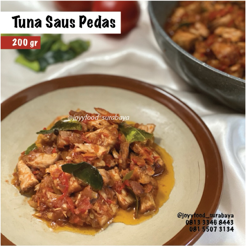 

Ikan Tuna Saus Pedas (FROZEN) @200gr