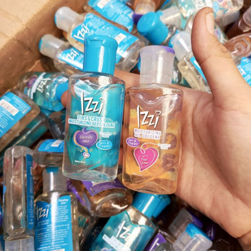 MOISTIRIZING COLOGNE GEL IZZI 50ml PARFUM PEWANGI PELEMBAB