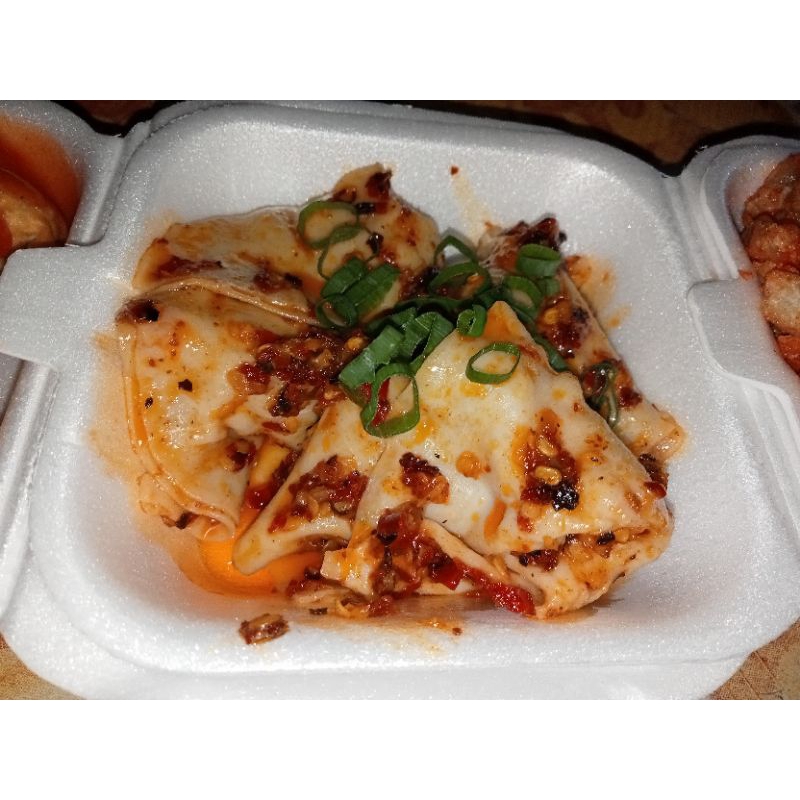 

Pangsit Wonton Chili oil/pangsit/Frozen food/pedas