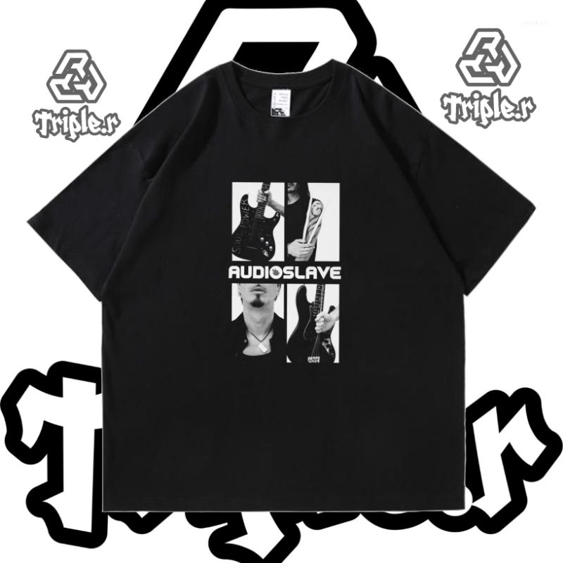KAOS HITAM DEWASA BAJU BAND AudioSlave keren | T-SHIRT BLACK BAJU BAND AudioSlave | KAOS BAND | KAOS