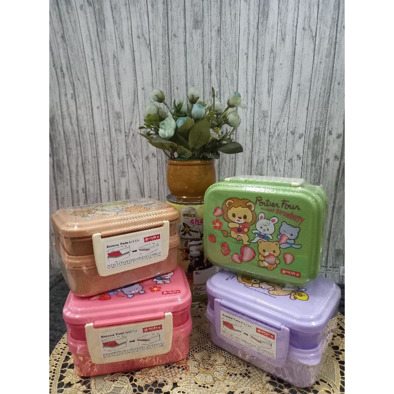 Lion star SB-34 Enzona twin lunch box