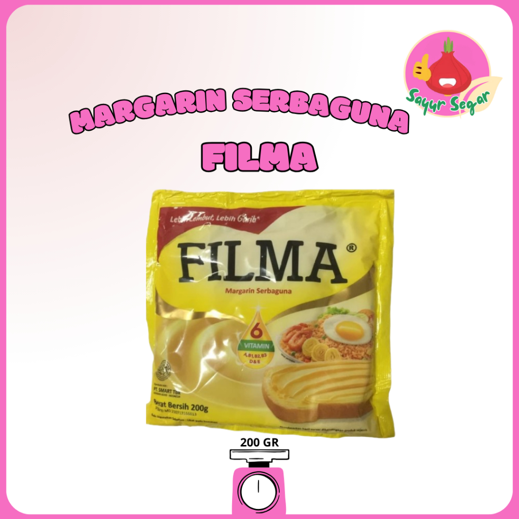 

Sayur Segar - Filma Mentega / Margarin Serbaguna 200 gr / Margarine