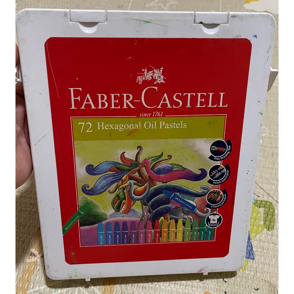 

preloved crayon faber castell 72wrn