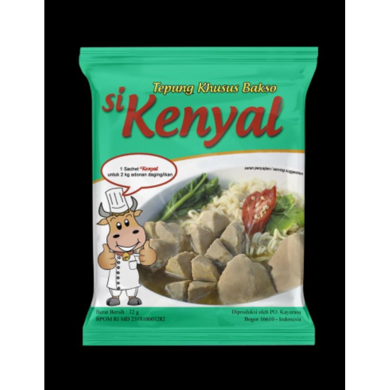 

sikenyal Tepung Pengenyal Bakso 32Gr