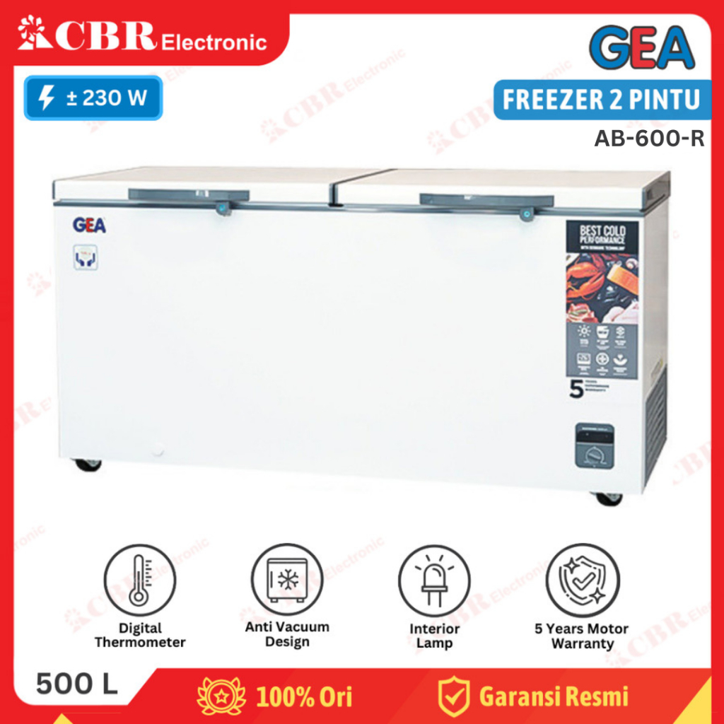 FREEZER PETI - CHEST FREEZER GEA AB-600-R / 500 L