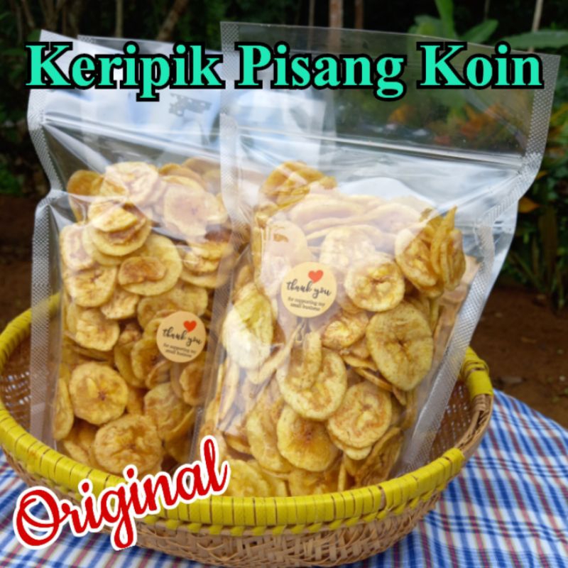 

Keripik Pisang Koin Original 250 gr