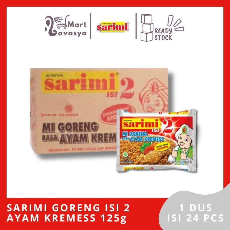 

SARIMI GORENG ISI 2 AYAM KREMESS 125g - 1 DUS ISI 24 PCS - KOTA BANDUNG - LAVASYA MART