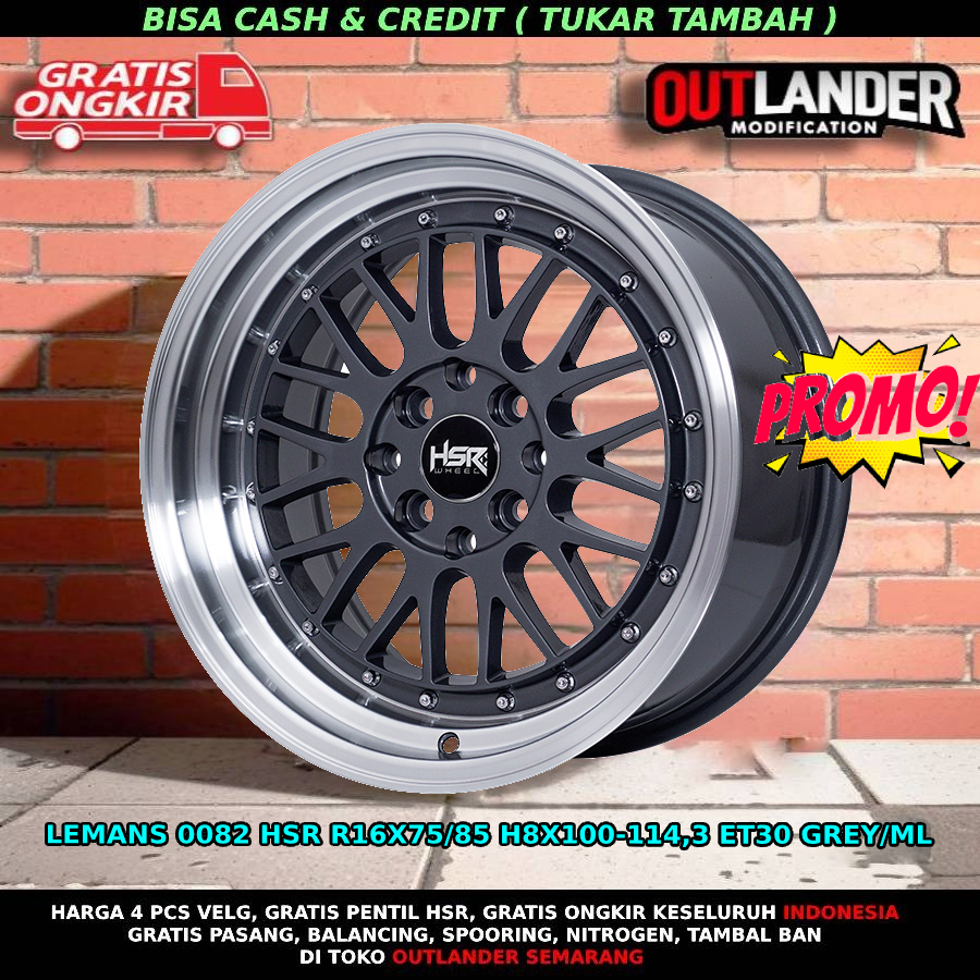 Velg celong ring 16 avanza livina confero maestro city vios fiesta mazda2 hsr lemans r16 grey