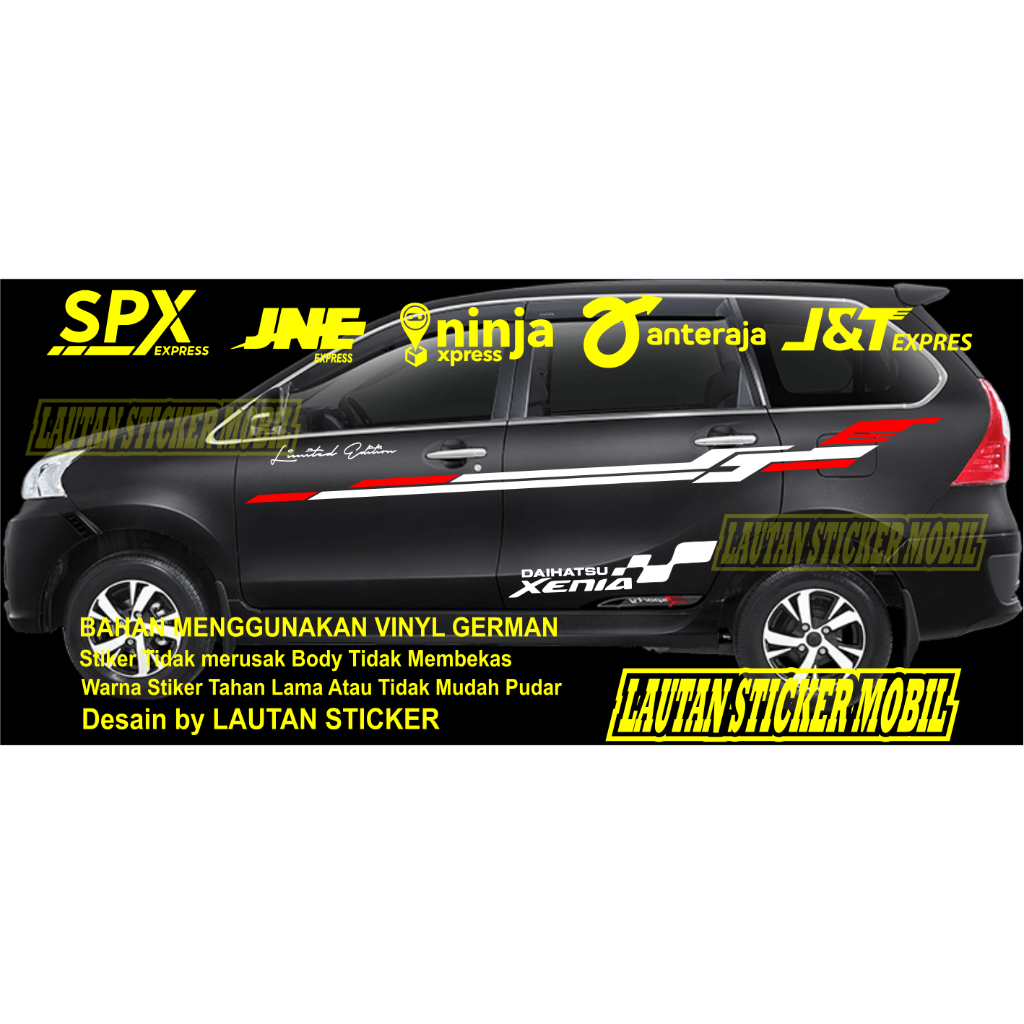 promo cutting stiker mobil daihatsu xenia cutting stiker mobil xenia striping mobil xenia