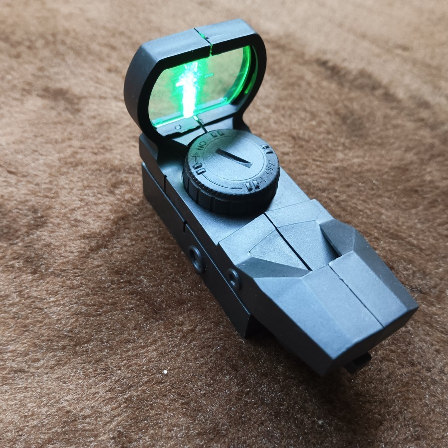 Mainan Optik Dummy Reflex Sight Rail 22mm Untuk Accessories WGB/WGG