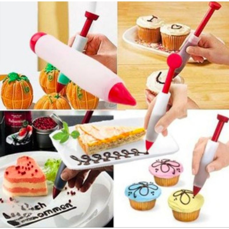 pen dekorasi kue/pen silicon kue/pen penghias kue