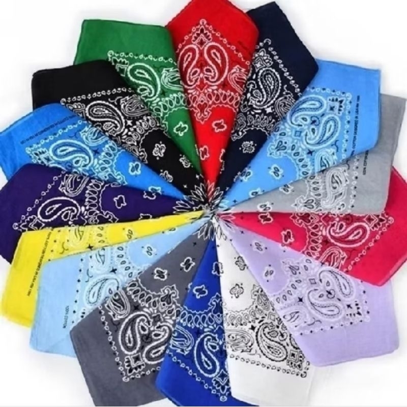 SLAYER BANDANA COD Scraft Slayer Hiphop Syal Korea Dance headband hairband Square Masker Slayer Moti