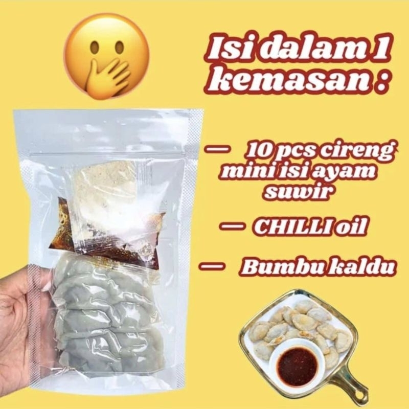 

Cireng mini isi ayam suwir