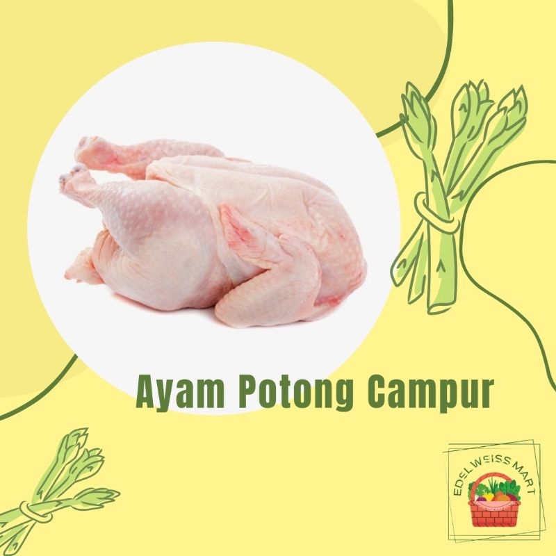 

AYAM POTONG CAMPUR/DADA AYAM/SAYAP AYAM/PAHA AYAM/KULIT AYAM/KEPALA AYAM/CEKER (FRESH) - INSTANT SEMARANG