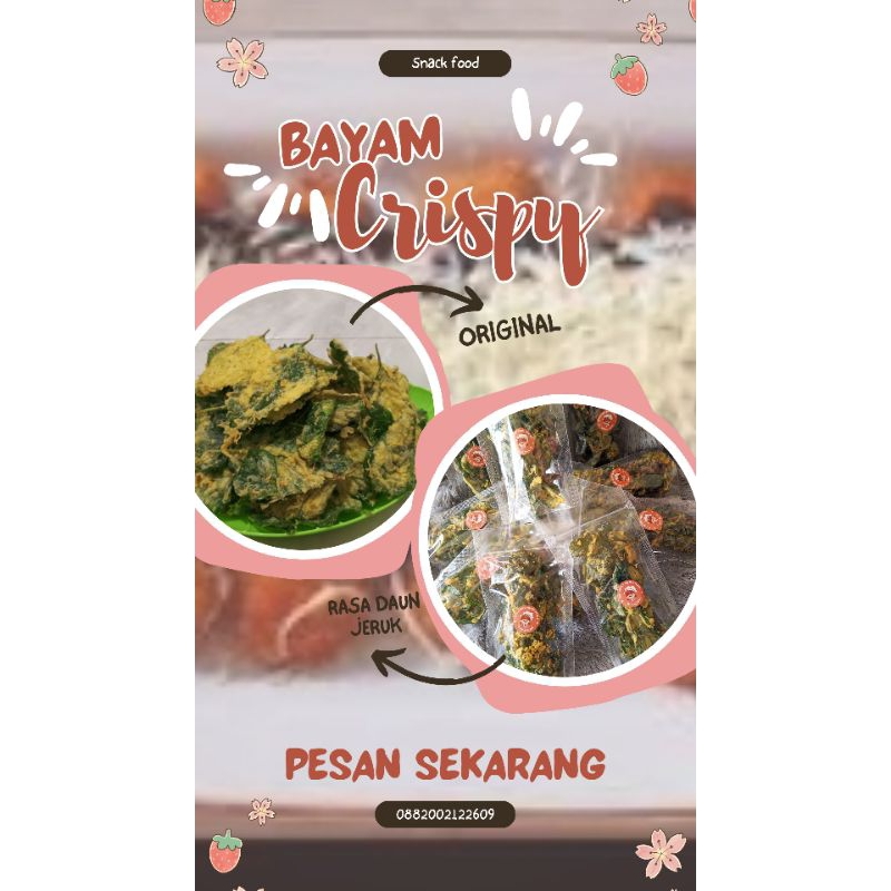 

Bayamcrispy||PeyekBayam ☘️enak gurih dan renyah