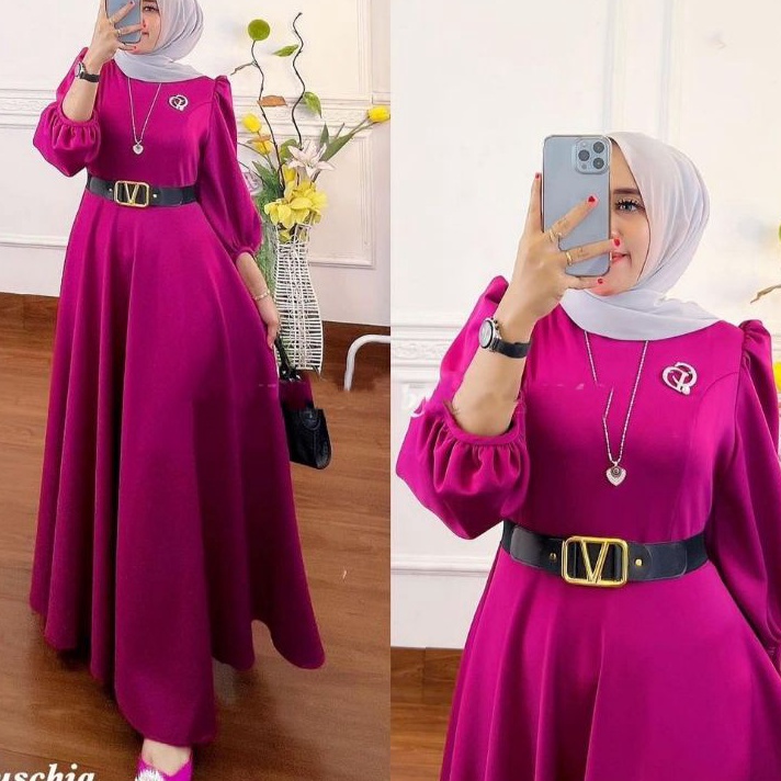 GAMIS XXL  ANNA DRESS  SEPHORA MAXY  BELT  DRESS PESTA GAMIS FASHION  DRESS JUMBO  GAMIS JUMBO  GAMI