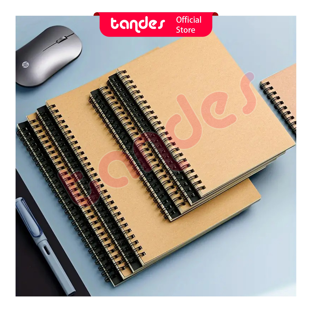 

Tandes Sketchbook A5 - A6 isi 100 halaman Sketch book isi 3 Warna Buku Sketsa Buku Gambar spiral