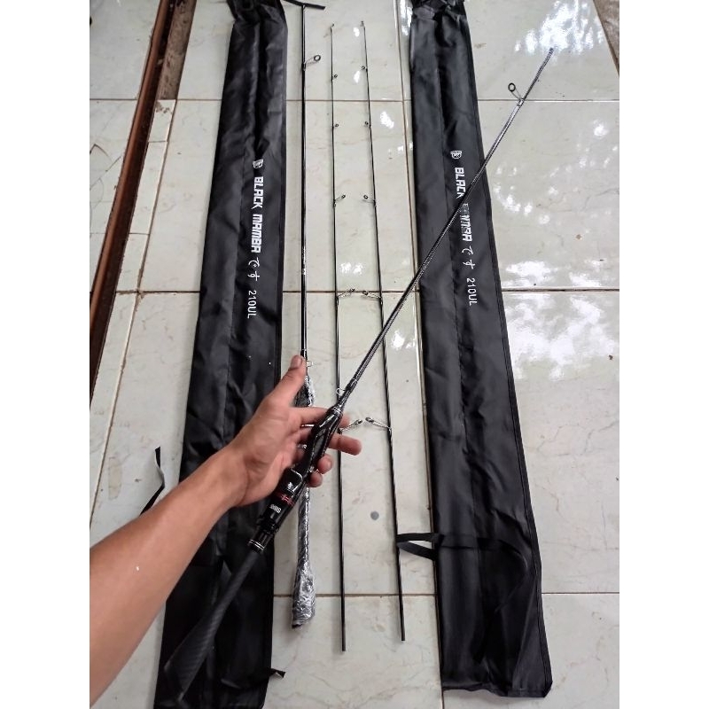 Joran pancing BC Black mamba 662 702 2_6 lbs