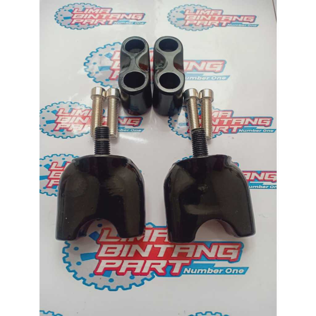 KLEMAN TUTUP ATAS (KECIL) BEAT STREET  + RAISER BAWAH BEAT STREET + BAUT L (4PCS)