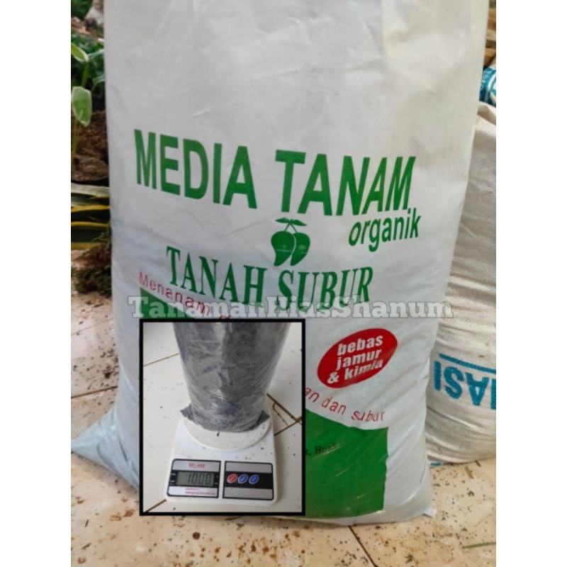 PROMO media tanam tanah subur repack 1kg - media tanam tanah subur