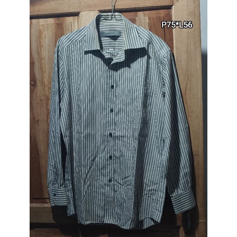 kemeja Givenchy salur stripe second original