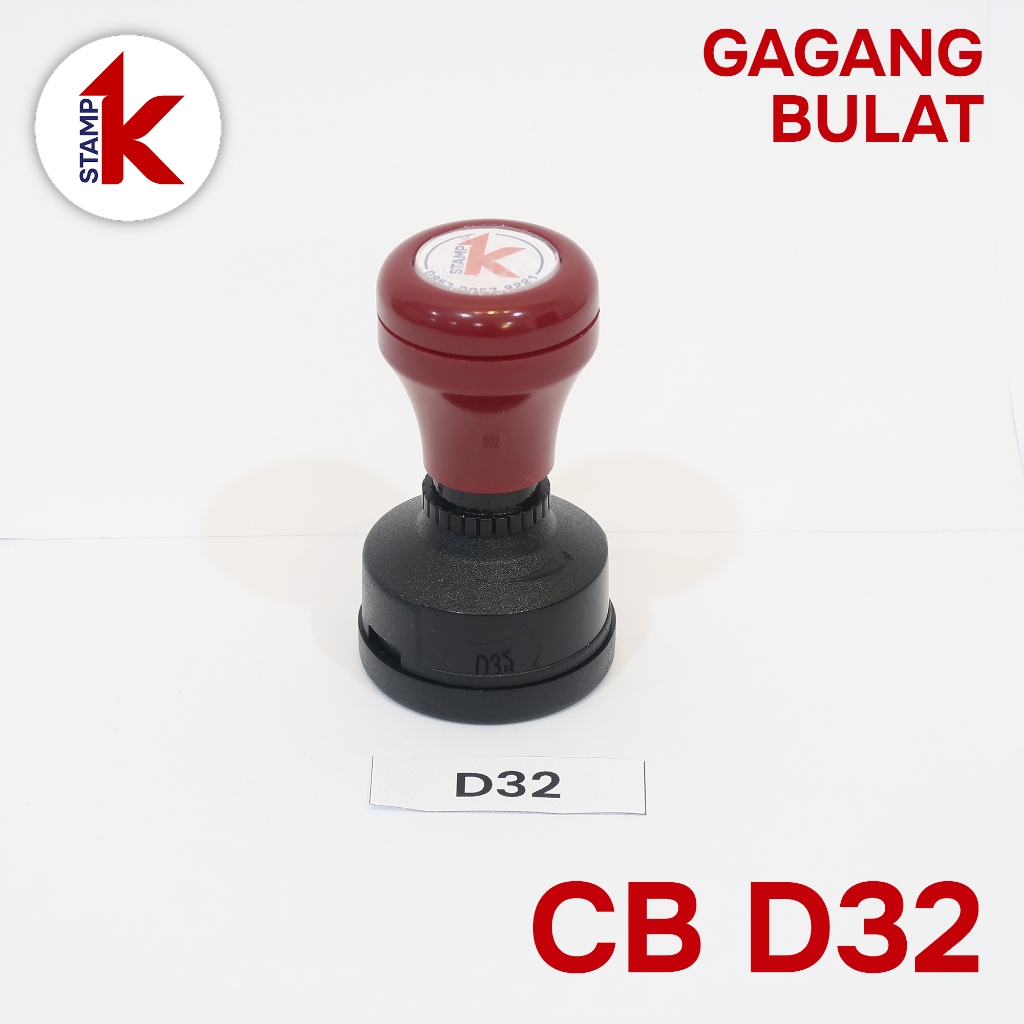 

Gagang Stempel Flash / Warna D32 CB32 CB 32 Bulat 32