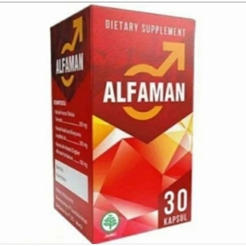 ALFAMAN ASLI ORIGINAL MULTIVITAMIN STAMINA ISI 30 KAPSUL