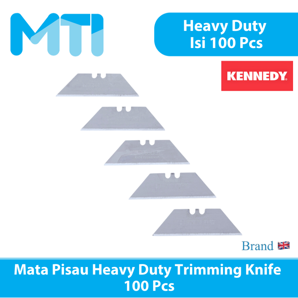 

KENNEDY Mata Pisau Cutter Heavy Duty 100 Pcs Trimming Knife Blades