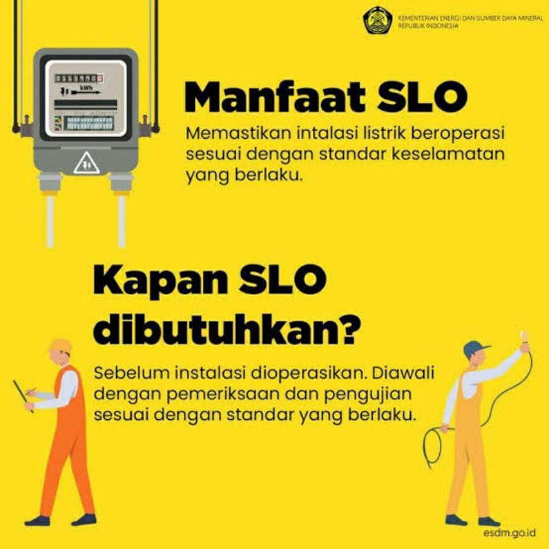 syarat pemasangan listrik, SLO DAN NIDI daya 3500 VA