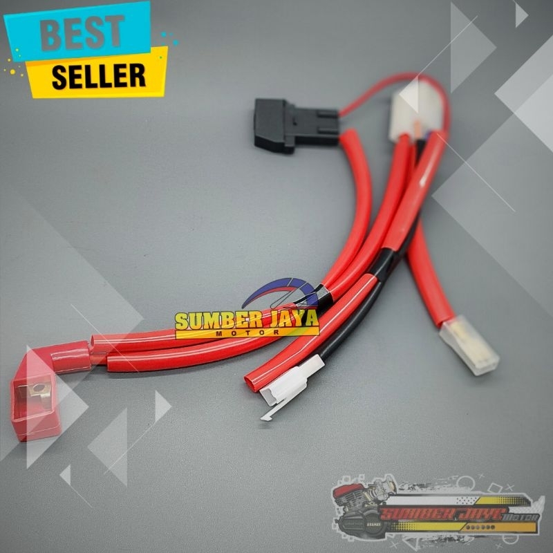 kabel aki positif + mio sporty mio smile karbu