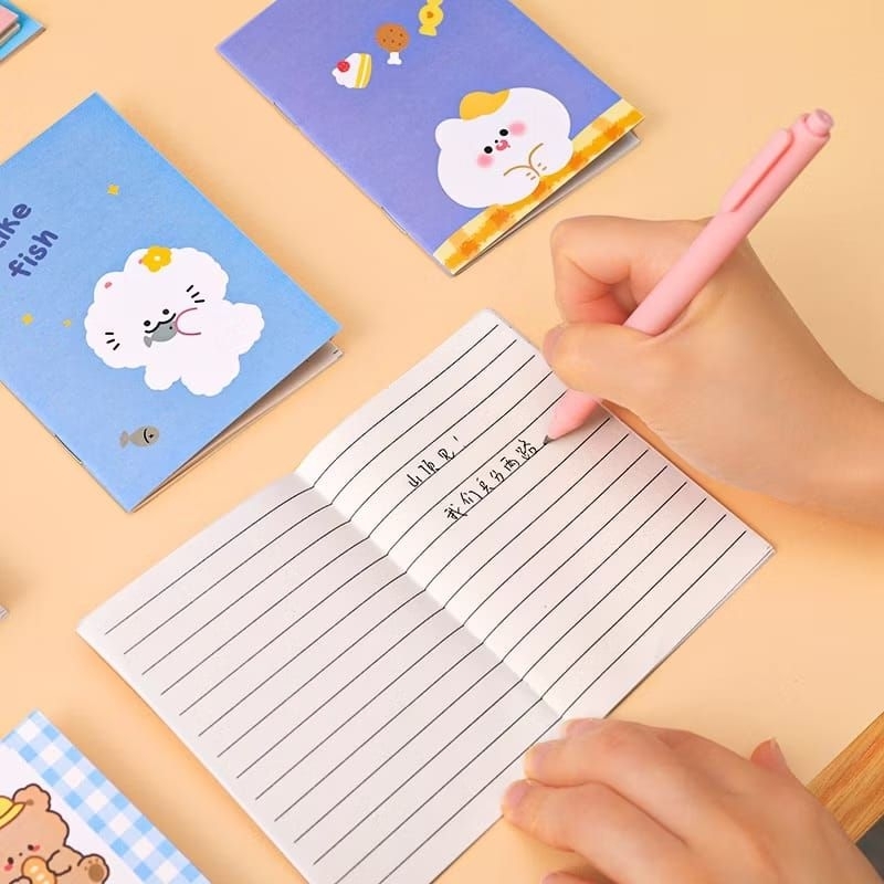 

urb- Buku tulis mini notebook / buku tulis memo kecil kartun / buku catatan mini book lucu
