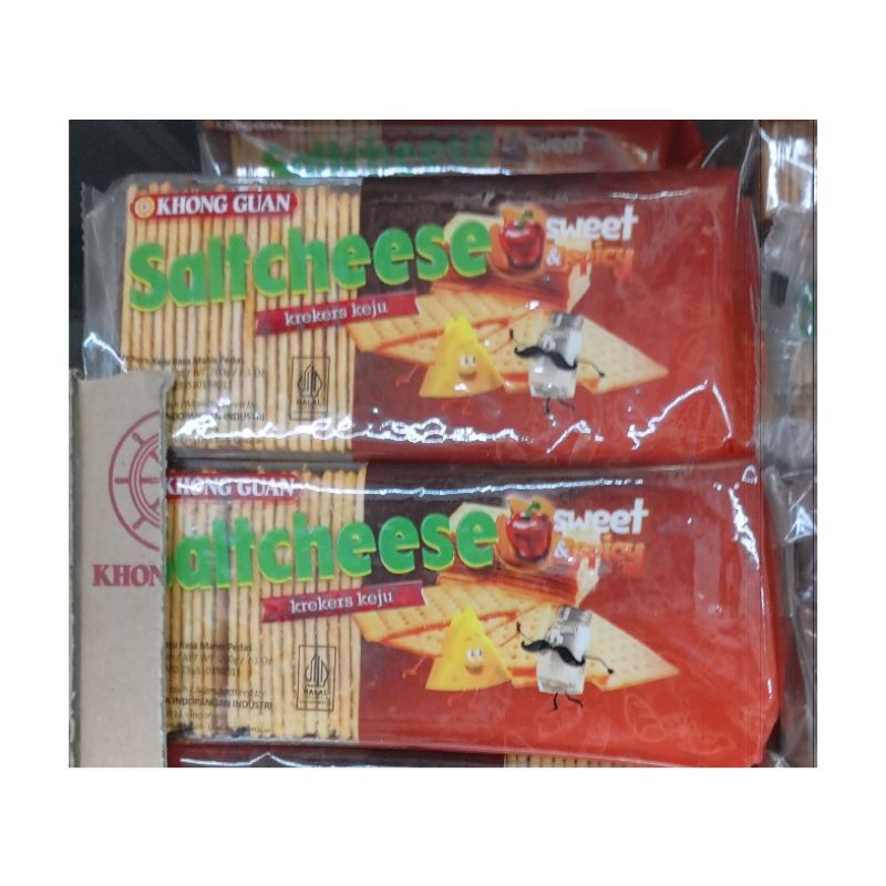 

KHONG GUAN SALTCHEESE SWEET & SPICY 200GR ISI 5 PCS