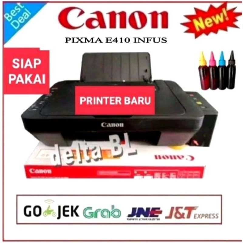 Printer Canon E410 All In One Print Scan Foto Copy Full Color