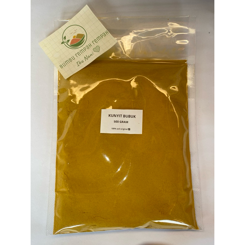 

kunyit bubuk 500 gram asli original