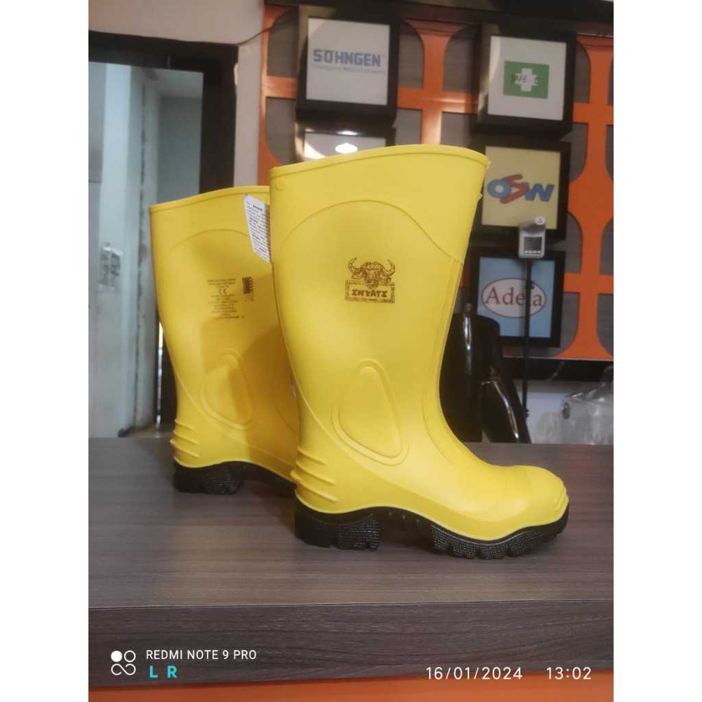 Safety Boots Wayna Inyati 1378 PVC / Sepatu boots karet INYATI Original