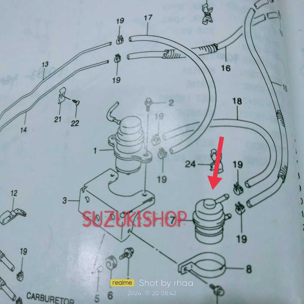 SUZUKI SGP FILTER FUEL JK016000-01003S/Filter bensin untuk mobil futura 1.5 SL415