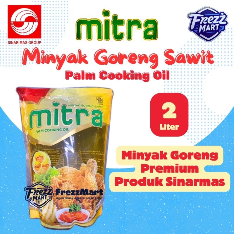 

Minyak Goreng Premium Mitra 2 Liter by Sinarmas Group Kemasan Pouch 2L Minyak Kelapa Sawit Sayur