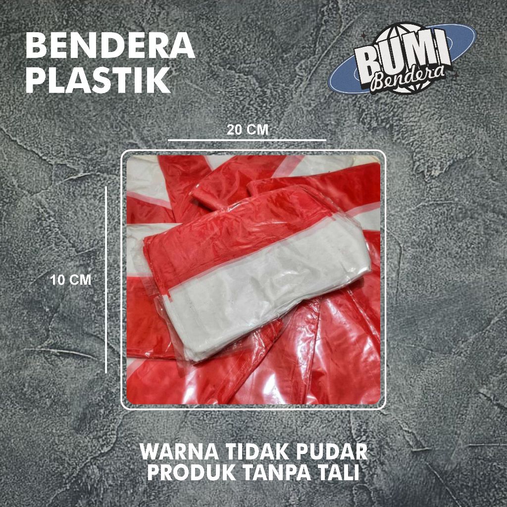 BENDERA PLASTIK MINI 1 PACK