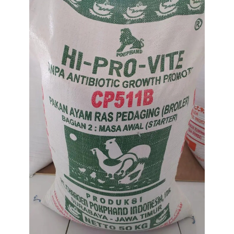 CP511B Pur Ayam Starter Ras Pedaging 10Kg Hi Pro Vite