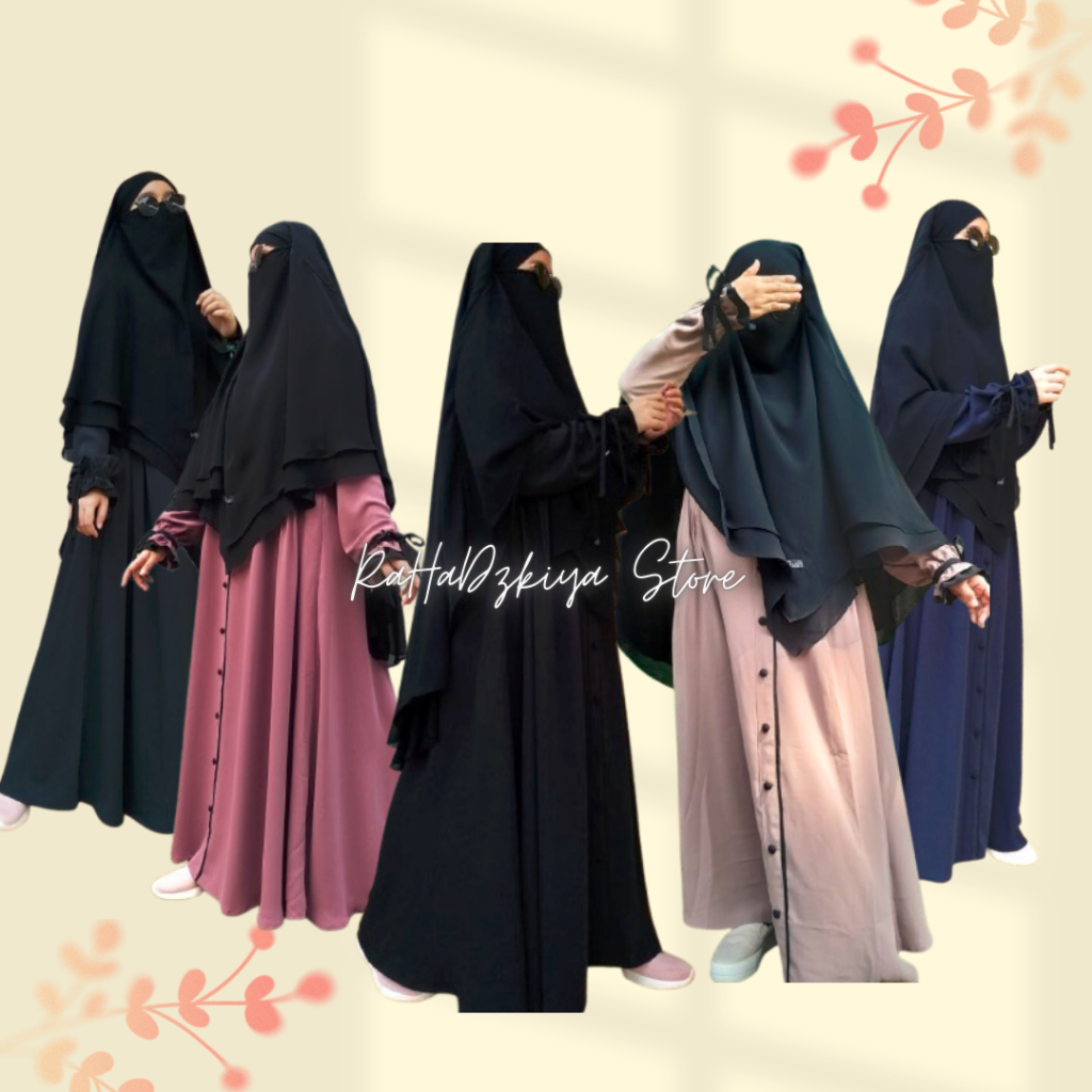 Gamis syar'i dress only ready stok Shamira by Albani Corner bs COD
