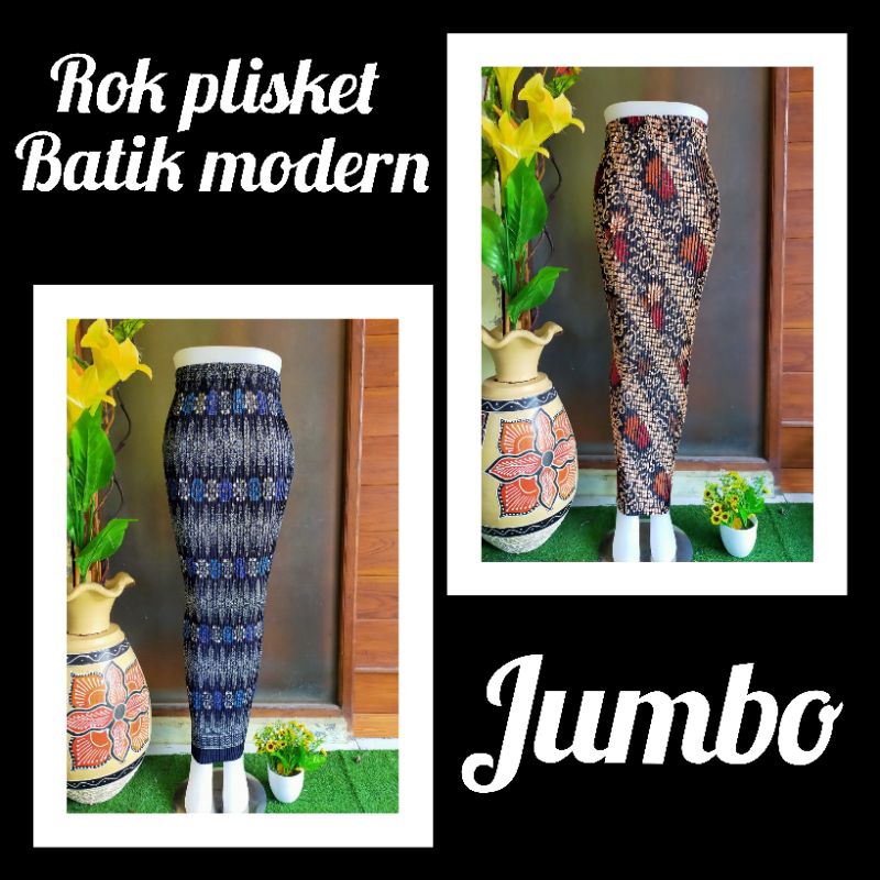 Rok Plisket Batik Jumbo Jarik Untuk Kondangan