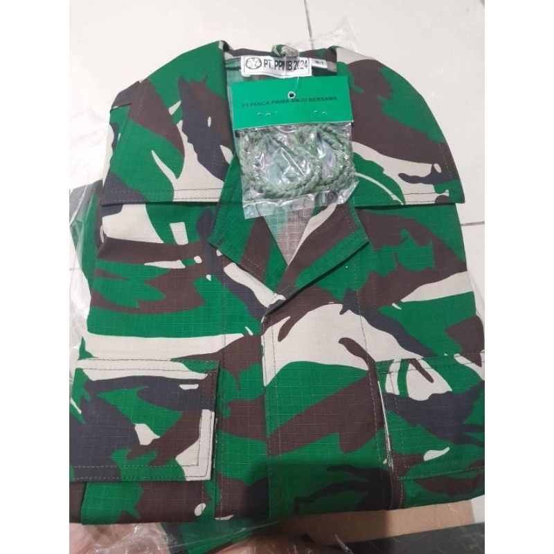 BAJU PDL TNI PT PANCA PRIMA  JATAH ORIGINAL 2024/2025