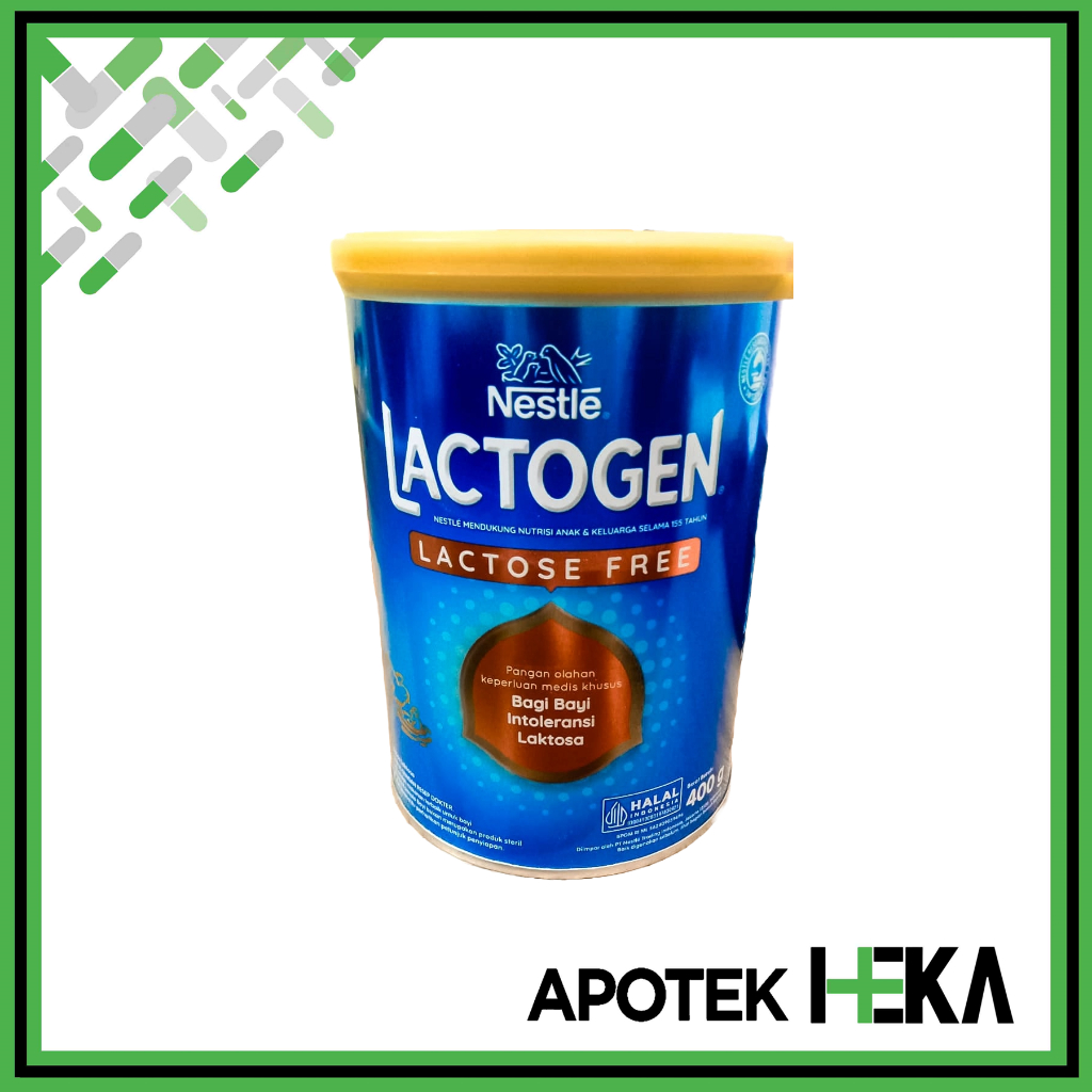 Lactogen Lactose Free 400 g - Susu Formula Bebas Laktosa 0-12 Bulan [BOGOR]