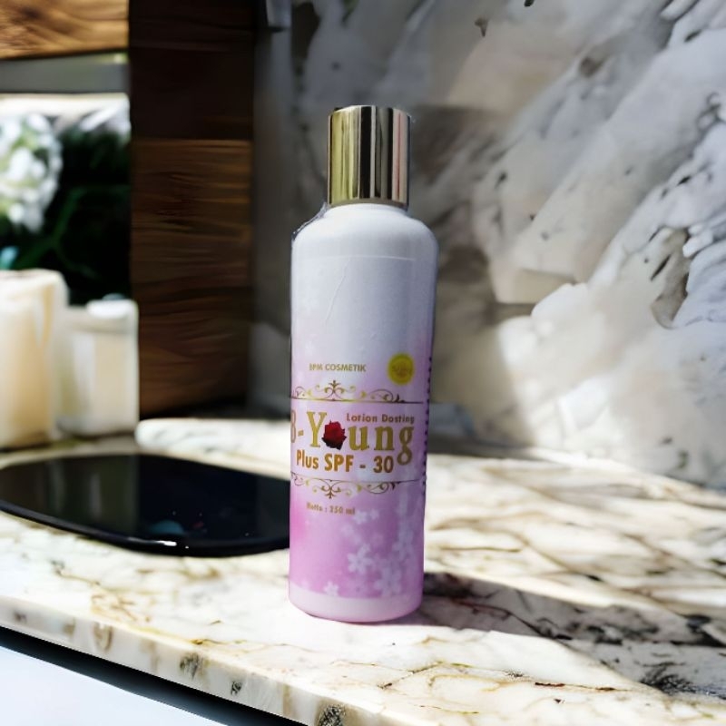 B-Young Lotion pemutih badan Ecer 250ml