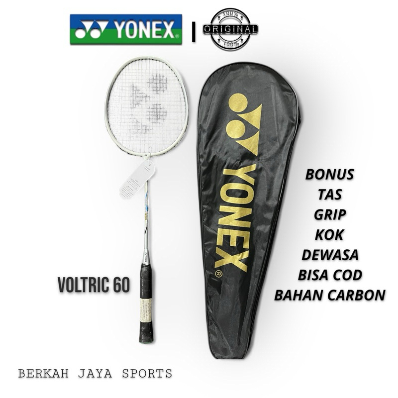 Raket badminton Yonex,Hart tarikan 28 lbs ori