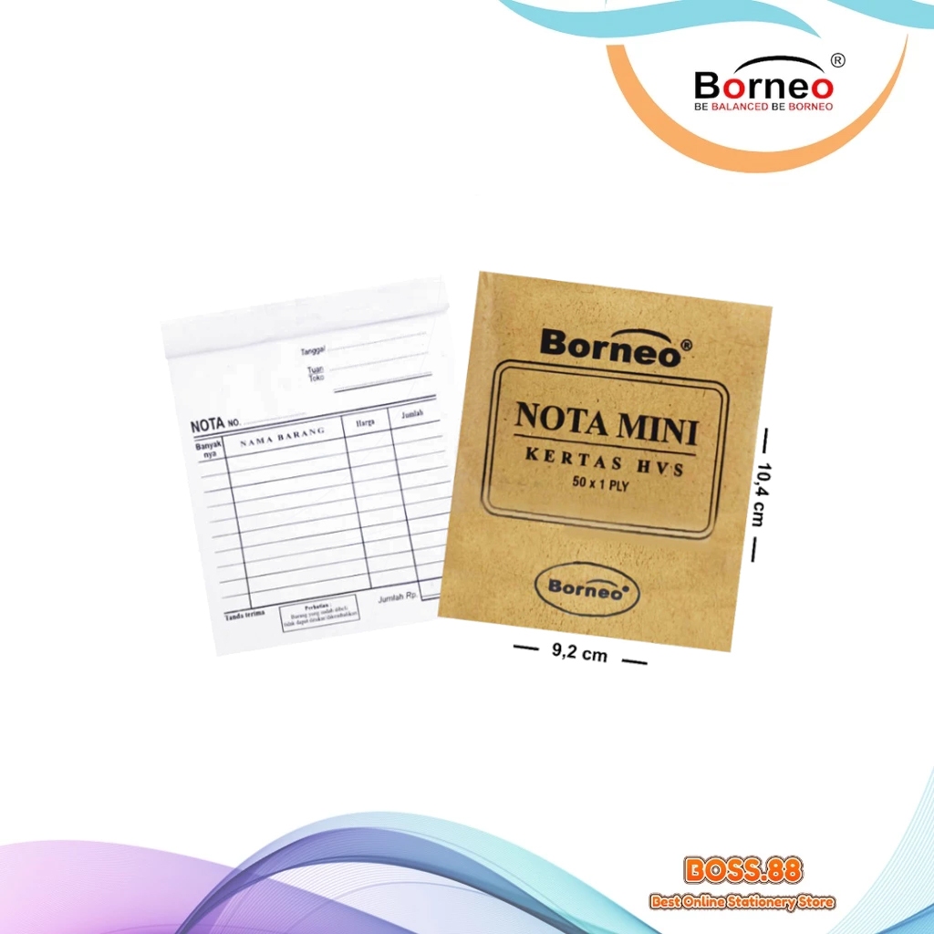 

BUKU NOTA MINI 1 PLY BORNEO (3 PCS)