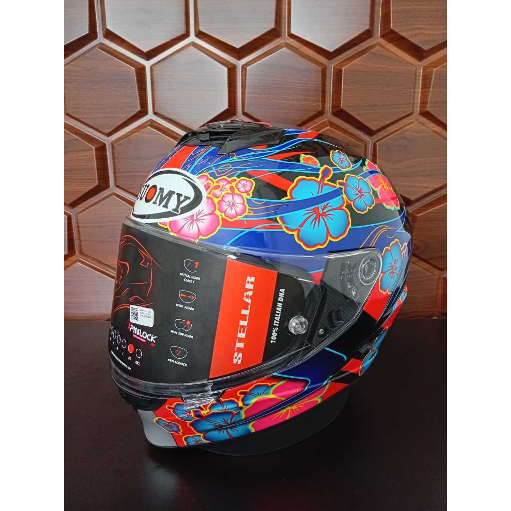 HELM SUOMY STELLAR FLOWER BLACK