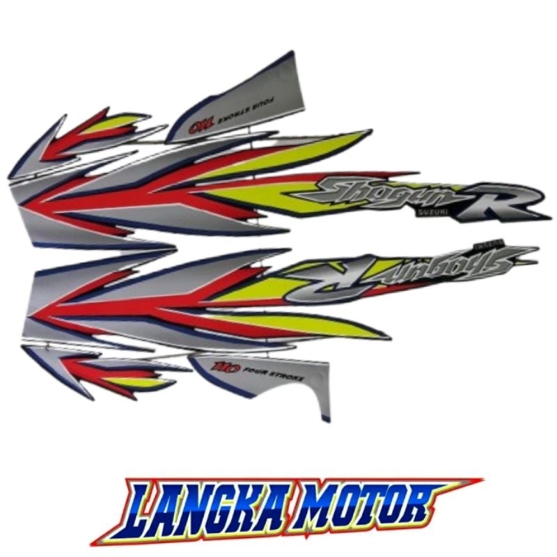 Shogun Striping Stiker bodi Suzuki SHOGUN R 110