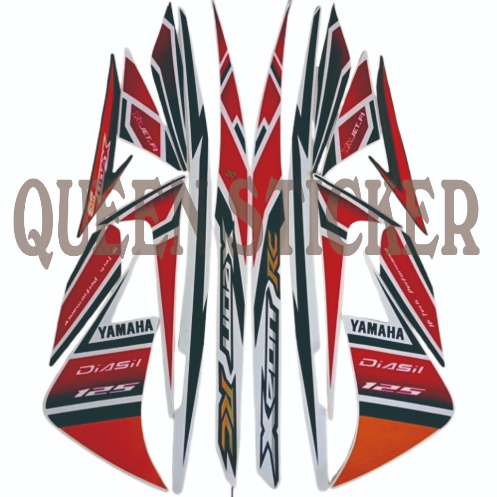 STICKER STRIPPING LIST BODY STANDART YAMAHA XEON RC 2013